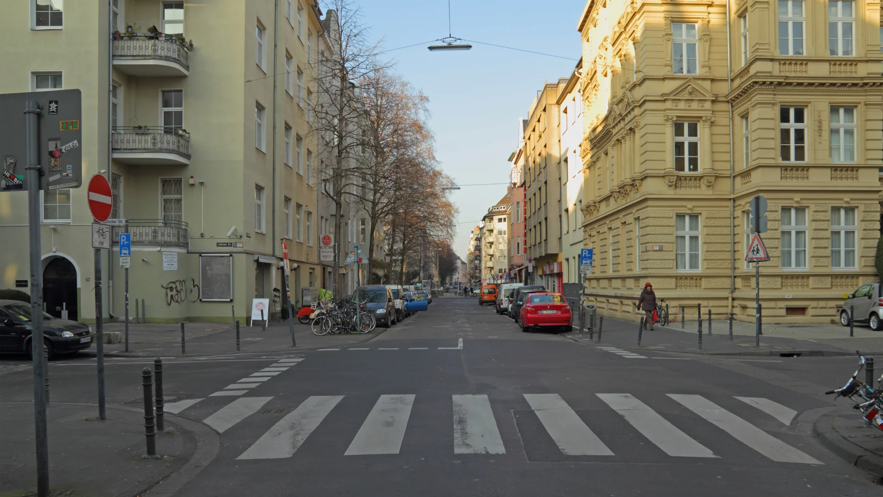 Brüsseler Straße im Belgischen Viertel in Köln